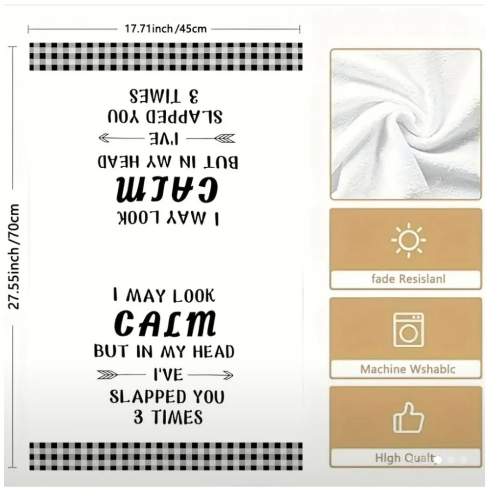 Look Calm Kitchen Towels,